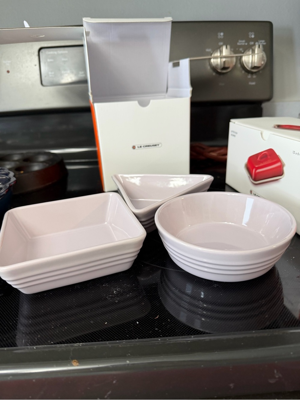 Le Creuset Shallot Stoneware Tapas Dishes - 3 Piece Set